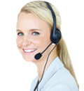 Female customer service agent