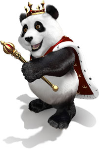 Royal Panda with shadow