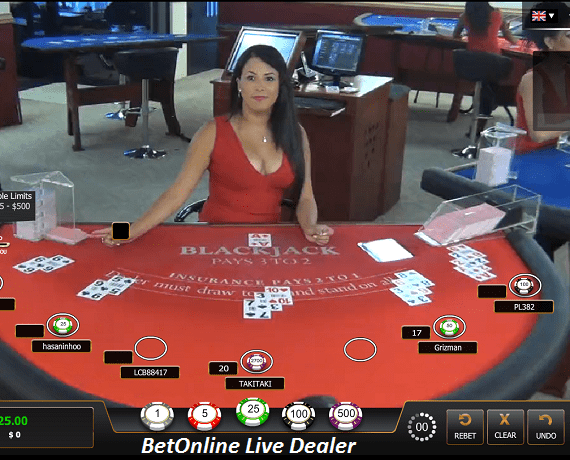Live Dealer at BetOnline
