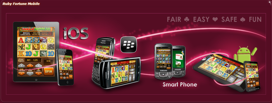 Ruby Fortune Mobile Casino Banner