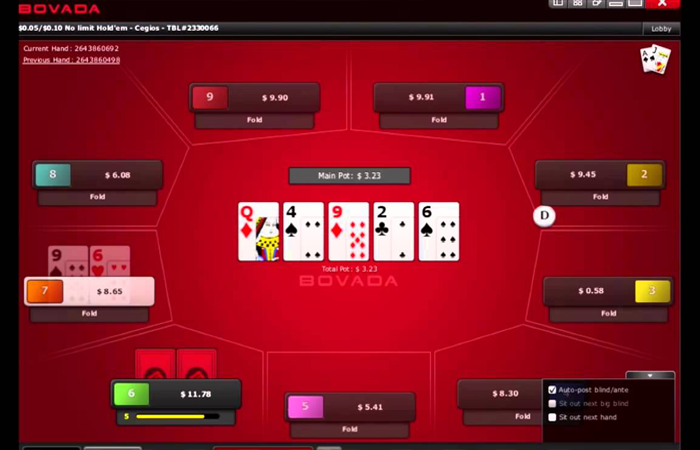 Blackjack at Bovada