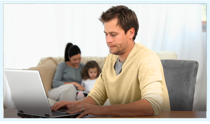 People playing video games at home.