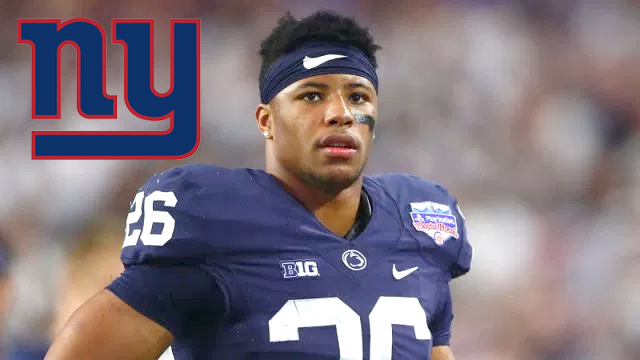 Saquon Barkley Playing for New York Giants